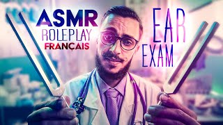 ASMR ROLEPLAY FR 👨🏻‍⚕️Examen amp Nettoyage des OREILLES  Tests DAudition 👂DIAPASONS [upl. by Besnard]