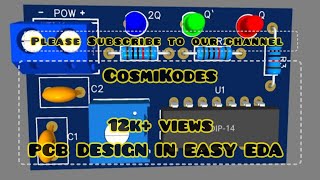 BEGINNERS PCB DESIGN USING EASY EDA [upl. by Aneej898]