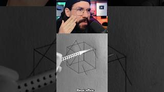 ✏️Comment dessiner un cube en illusion 3D [upl. by Ahsatan]