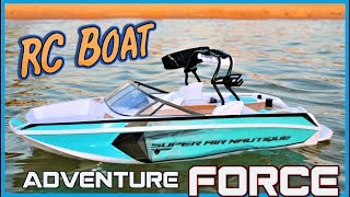 Unboxing Adventure Force RC Wake Board Boat Fun Water Play [upl. by Tait598]