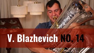 V Blazhevich 70 Studies for BB Flat Tuba Volume I No 14 [upl. by Stephani354]