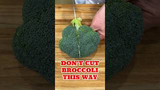 How To Cut Broccoli the RIGHT WAY [upl. by Judye554]