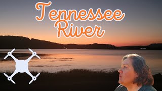 Tennessee River At Dusk  Nickajack Cave  Drone Footage [upl. by Barnabas]