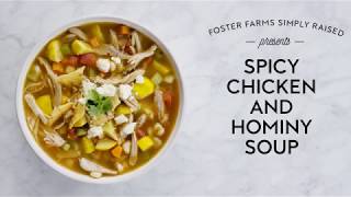 Spicy Chicken amp Hominy Soup [upl. by Hnim661]