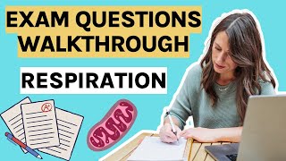 Respiration Exam Question Walkthrough  Alevel Biology Exam questions and answers [upl. by Kellen945]