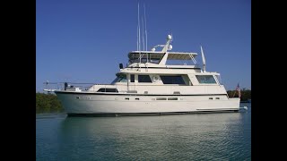 Motor yacht for sale 63 Hatteras quotWOLOquot [upl. by Lyrpa]