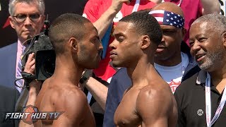 INTENSE THE COMPLETE KELL BROOK VS ERROL SPENCE FULL WEIGH IN amp FACE OFF VIDEO [upl. by Nadbus]