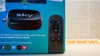 Sky Online Tv Box unboxing [upl. by Leuas]