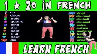 1  20 in French  Learn French with Jingle Jeff  Big Numbers in French [upl. by Sussna]