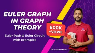 Euler Graph in Graph Theory  Euler Path amp Euler Circuit with examples [upl. by Enitsua]