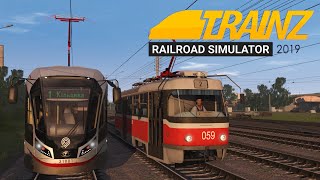 Trainz 19  трамвайная карта Кривой Рог v40 beta [upl. by Ahsytal]