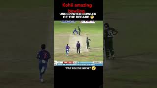 Kohli amazing bowling take a wicket indianstarcaptain viralshort cricket cricketlover [upl. by Premer]