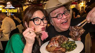 Legendary Mutton Chops at NYC’s Keens Steak House [upl. by Tnecillim]