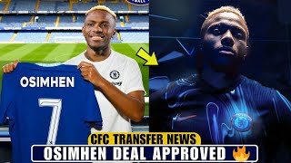 ANNOUNCEMENT SOON Victor Osimhen Deal Approved Chelsea Transfer News [upl. by Odrautse360]