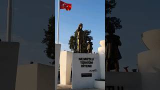 Fethiye Turkey Atatürk statue TravelwithHugoF fethiye atatürk [upl. by Retsam]