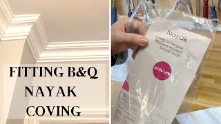 Fitting BampQ Nayak Coving  Polystyrene Coving [upl. by Arateehc]