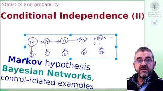 Conditional Independence II Markov hypothesis Bayesian Networks control examples [upl. by Harraf]