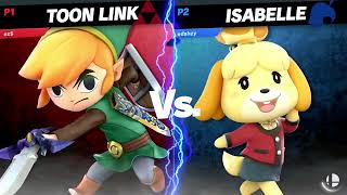 TechChase 0  PeeP Falco Toon Link vs EdSheeranGaming King K Rool Isabelle [upl. by Dew]