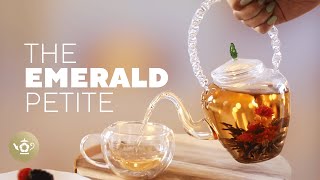 Emerald Petite Glass Teapot Brew and Serve in Style [upl. by Scherle848]