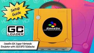 Gamecube GC Loader PNP Snes9x GX Super Nintendo Emulator with SD2SP2  Setup  How To Guide [upl. by Jasisa]