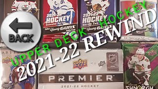 202122 UPPER DECK HOCKEY REWIND with PREMIER ARTIFACTS ALLURE SYNERGY SERIES 1 amp 2 EXTENDED 🏒 [upl. by Elbas7]