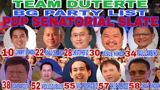 LIVE NOW MANILA BAY UPDATE TEAM DUTERTE PDP SENATORIAL SLATE BG PARTY LIST [upl. by Huba]