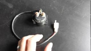 Scooter starter solenoid [upl. by Schenck366]