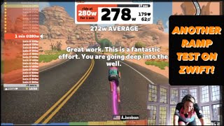 ANOTHER FOLLOW UP FTP TEST ON ZWIFT [upl. by Teahan124]