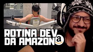 MANO REAGE rotina de um PROGRAMADOR DA AMAZON [upl. by Matthews]