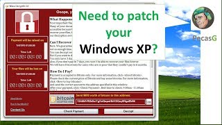 How to Patch Windows XP SP2 amp SP3 to fix SMB vulnerability [upl. by Yuri]