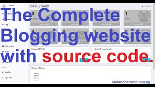 How to create or start a free blog website using PHP and MySQL with complete source Code [upl. by Frick]