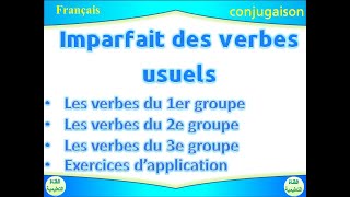 L’imparfait des verbes usuels [upl. by Norma]