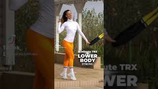 Try this TRX Lower Body Workout🔥🦵🏼 [upl. by Eniamurt]