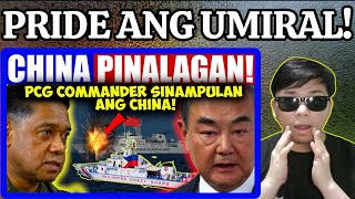 PCG Commander Pinalagan Ang Barko Ng China  REACTION VIDEO [upl. by Eicyal649]