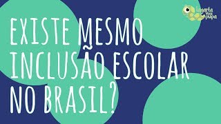 EXISTE MESMO INCLUSÃO ESCOLAR NO BRASIL [upl. by Dirraj976]