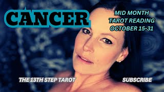 CANCER THIS CLARITY BRINGS CHANGE MID MONTH TAROT READING OCTOBER 2024 [upl. by Coy]