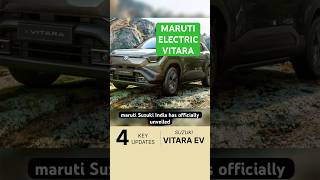 Maruti Suzuki E Vitara 4 Things to know about Vitara EV evitara suzuki ytshorts [upl. by Isiahi]