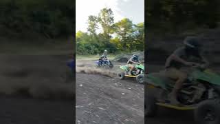 Kx450f vs yfz450r [upl. by Yanahc]