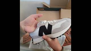 New balance 327 sea salt quick unboxing [upl. by Sukramaj]