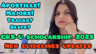 GKSU new guidelines  new updates  deadline  apostile gks gksscholarship [upl. by Denn]