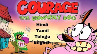 Courage the cowardly dog in hindiEnglishtamilteluguMulti audio [upl. by Airun955]