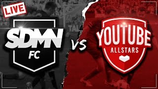 SIDEMEN FC VS YOUTUBE ALLSTARS LIVESTREAM [upl. by Melena289]