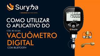 Aplicativo do VacuÃ´metro Digital Suryha  Saiba como trabalhar [upl. by Rosalee]