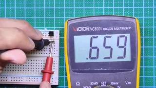 How to test a transistor using a digital Multimeter [upl. by Stroup]