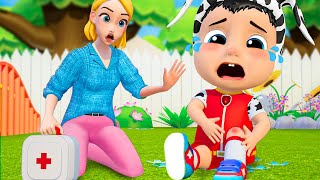 The Boo Boo Song  Nursery Rhymes amp Kids 3D Cartoon Videos  Kids Songs [upl. by Attehcram]