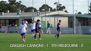 OAKLEIGH CANNON FC VS SOUTH MELBOURNE FC [upl. by Esra]