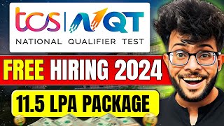 TCS Free NQT 2024 Announced Eligibility  Paper Pattern  Important Dates  Package  Syllabus 🔥✅ [upl. by Nawor]