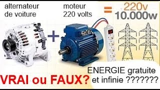 Electricité gratuite et infinie VRAI ou FAUX JE TESTE [upl. by Windsor]