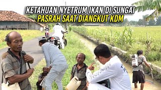 MANG JAYA KETAHUAN NYETRUM IKAN DI SUNGAI  PASRAH SAAT DIANGKUT KDM [upl. by Estrellita]