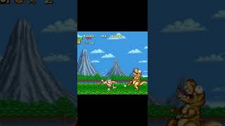 Joe amp Mac Gameplay SNES Baby Barney Dies [upl. by Nylirad211]